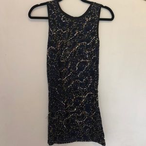 Zara sequin mini dress